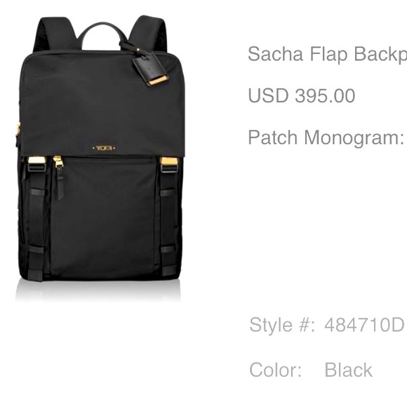 Tumi Handbags - TUMI Sasha Backback
